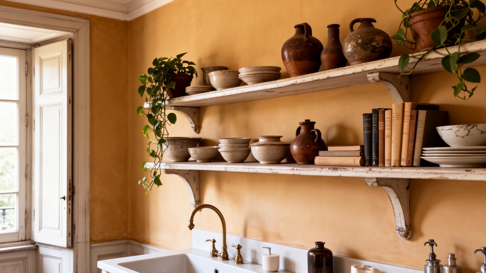 How to Style Open Shelving
